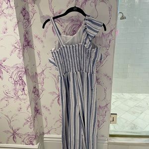 Habitual blue and white striped romper